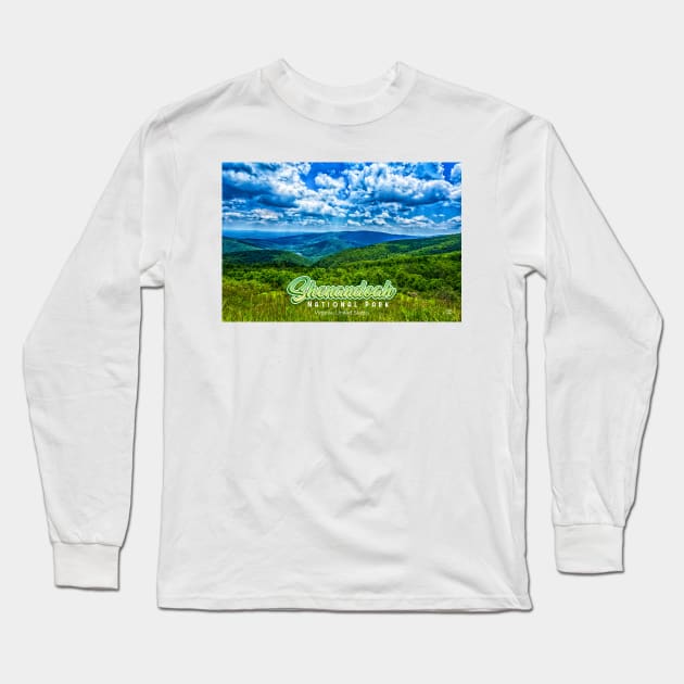 Shenandoah National Park Long Sleeve T-Shirt by Gestalt Imagery